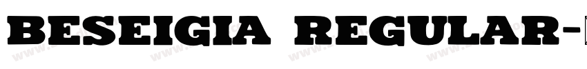 beseigia regular字体转换